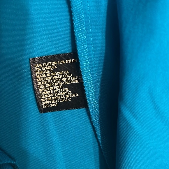 NWT Worthington Women's Gorgeous Teal Cotton, Nylon, Spandex Midi Skirt, Sz. 12. - Picture 7 of 10